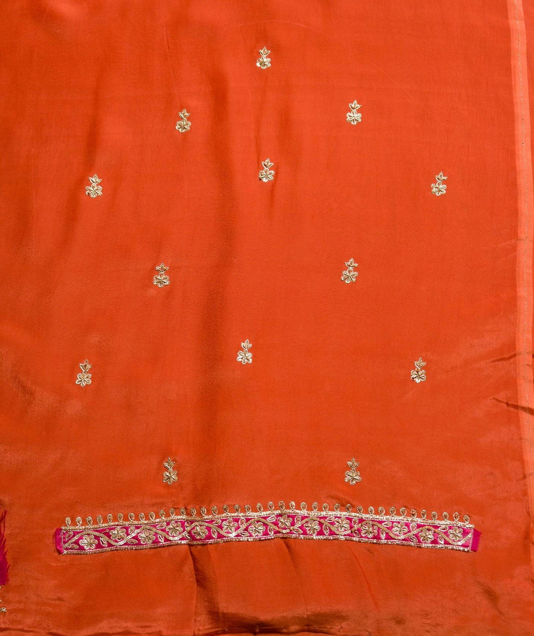 Crepe Suit Piece With Zardosi Work in